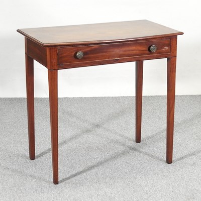 Lot 298 - An early 20th century mahogany bow front side...