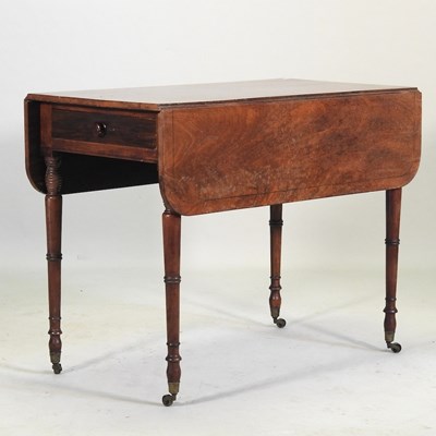 Lot 537 - A Regency mahogany and inlaid pembroke table