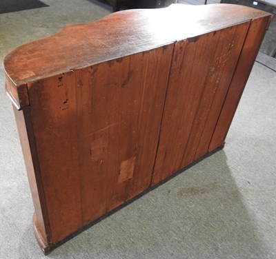 Lot 396 - A Victorian walnut and inlaid credenza,...