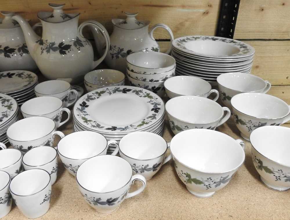 Lot 120 An extensive Royal Doulton Burgundy pattern