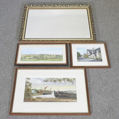 Lot 490 - Rita Browne, contemporary, At Pin Mill, signed...