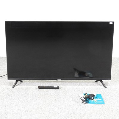 Lot 676 - A Hisense 40 inch flatscreen television, with...