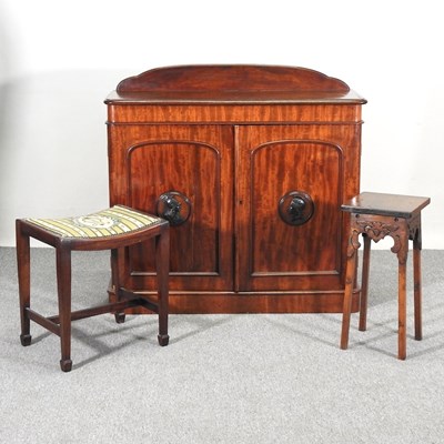 Lot 272 - A 19th century mahogany chiffonier, with a...