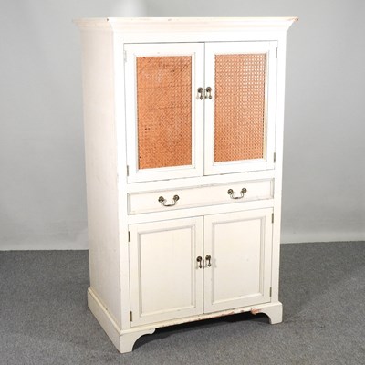 Lot 230 - A white painted Laura Ashley drinks cabinet