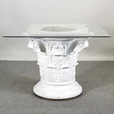 Lot 242 - An Italian painted plaster centre table, by...