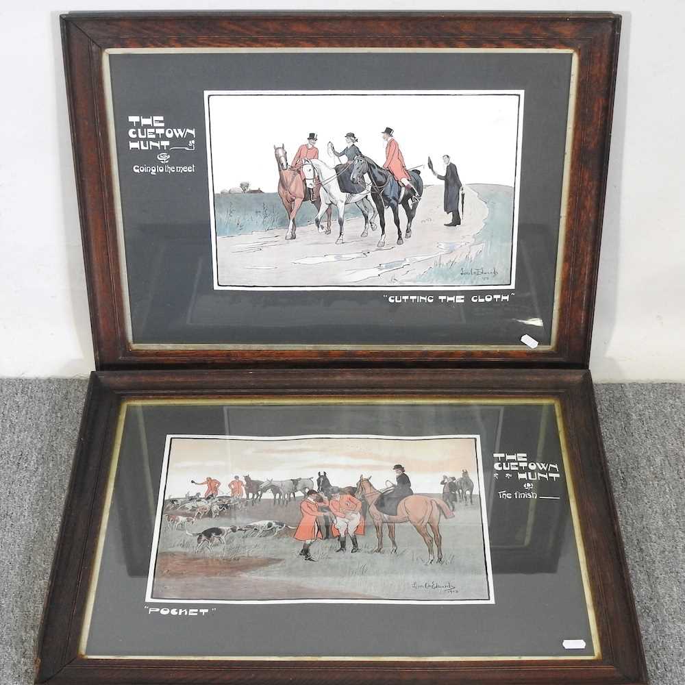 Lot 618 - Lionel Edwards, 1878-1966, The Cue Town Hunt,...