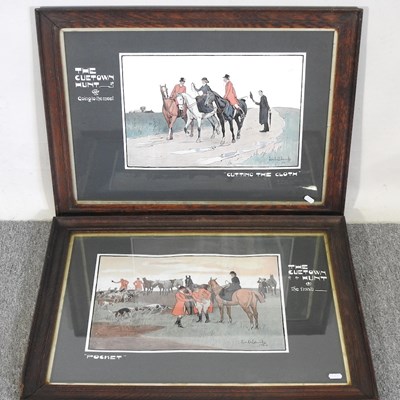 Lot 618 - Lionel Edwards, 1878-1966, The Cue Town Hunt,...