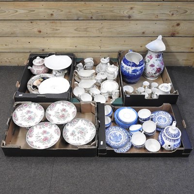 Lot 349 - Three boxes of china to include, various tea...
