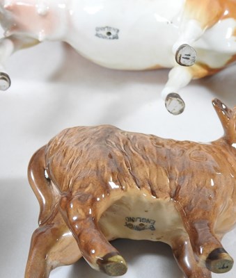 Lot 301 - A Beswick porcelain Hereford bull, Ch of...