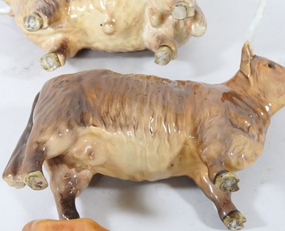 Lot 301 - A Beswick porcelain Hereford bull, Ch of...