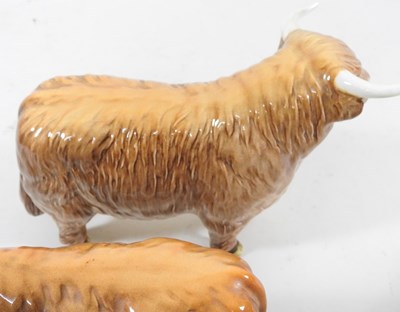 Lot 301 - A Beswick porcelain Hereford bull, Ch of...