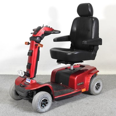 Lot 337 - A red Celebrity Deluxe electric mobility scooter