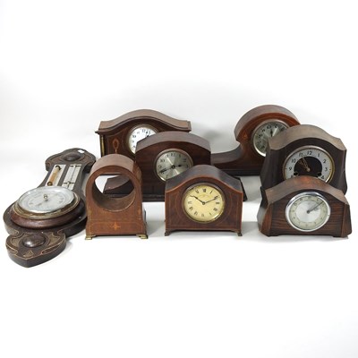 Lot 379 - A collection of early 20th century mahogany...