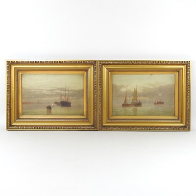 Lot 224 - James Wilson, 20th century, sailing vessels,...