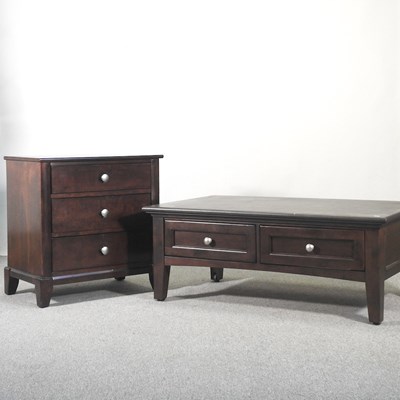 Lot 470 - A modern metamorphic coffee table, with a...