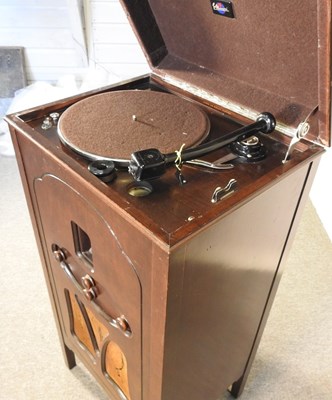 Lot 391 - An early 20th century Marconi radiogram, 106cm...