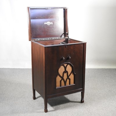 Lot 486 - An early 20th century Columbia radiogram, 93cm...