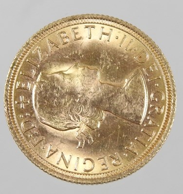 Lot 11 - An Elizabeth II sovereign, dated 1968