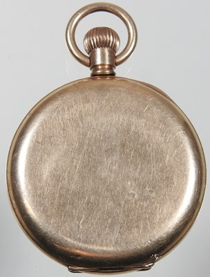 Lot 25 - An early 20th century Waltham gold plated open...