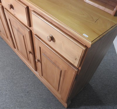 Lot 364 - A handmade light ash dresser base, of large...