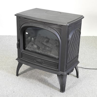 Lot 419 - A cast iron Gazco electric heater