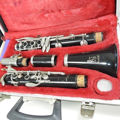 Lot 555 - A Boosey & Hawkes Regent clarinet, cased,...