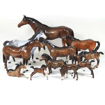 Lot 130 - A large Beswick model of a horse, 29cm high,...