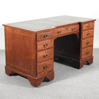 Lot 183 - An Edwardian mahogany and satinwood...