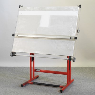 Lot 416 - A Bieffe painted metal architect's drawing board