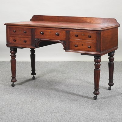 Lot 291 - A 19th century mahogany writing desk