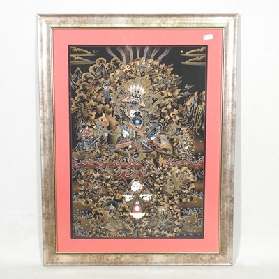 Lot 143 - Tibetan School, Guru, print, 52 x 36cm