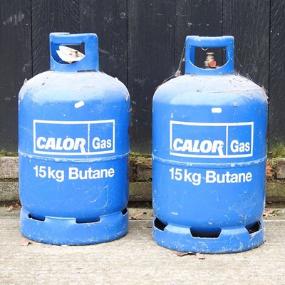 Lot 287 - A Calor 15kg butane canister, together with...