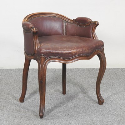 Lot 343 - An early 20th century French walnut and brown...