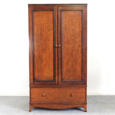 Lot 255 - A Laura Ashley Broughton double wardrobe, with...