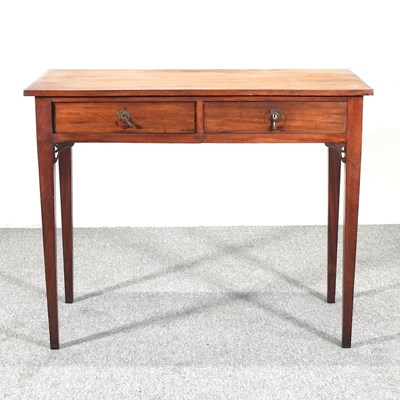 Lot 97 - An early 20th century mahogany side table,...