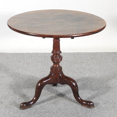 Lot 293 - A 19th century mahogany occasional table, on a...