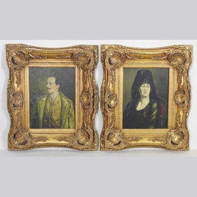 Lot 110 - Continental school, 20th century, a pair of...