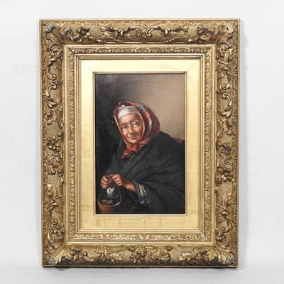 Lot 278 - Russian School, 19th century, portrait of a...