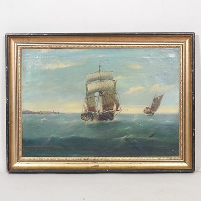 Lot 152 - Edward King Redmore, 1960-1941, Dutch barges...