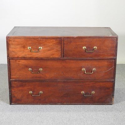 Lot 539 - A 19th century chest of drawers
