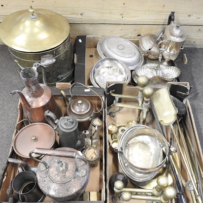 Lot 347 - A collection of mainly 19th century silver...