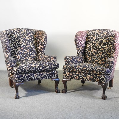 Lot 391 - A pair of early 20th century floral...