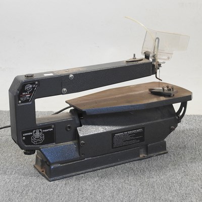 Lot 239 - An electric 405mm scroll saw, 54cm long
