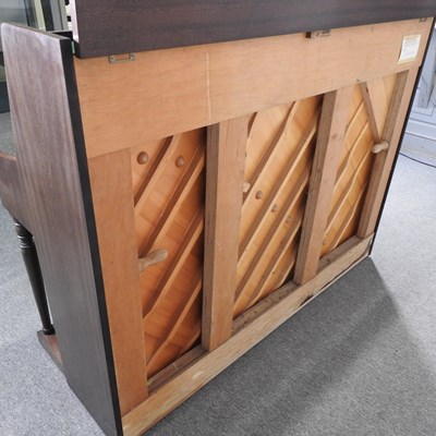 Lot 195 - A modern Woodchester Piano Company teak cased...