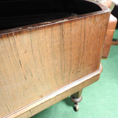 Lot 623 - A Victorian rosewood cased boudoir grand piano
