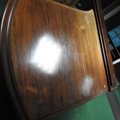Lot 623 - A Victorian rosewood cased boudoir grand piano