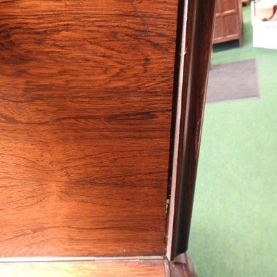 Lot 623 - A Victorian rosewood cased boudoir grand piano