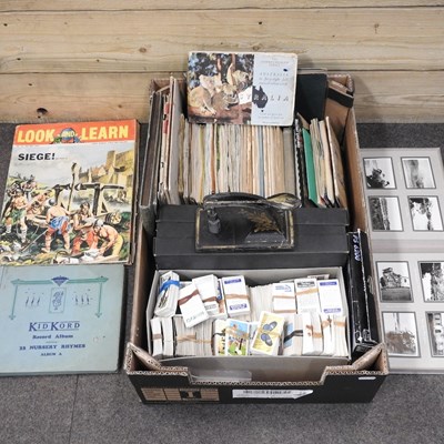 Lot 276 - A collection of cigarette cards, tea cards and...