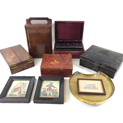 Lot 211 - A pair of 19th century tinsel decorated...