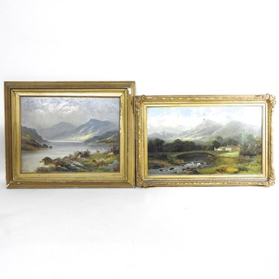 Lot 396 - Cyrus Buott, 19th/20th century, river...